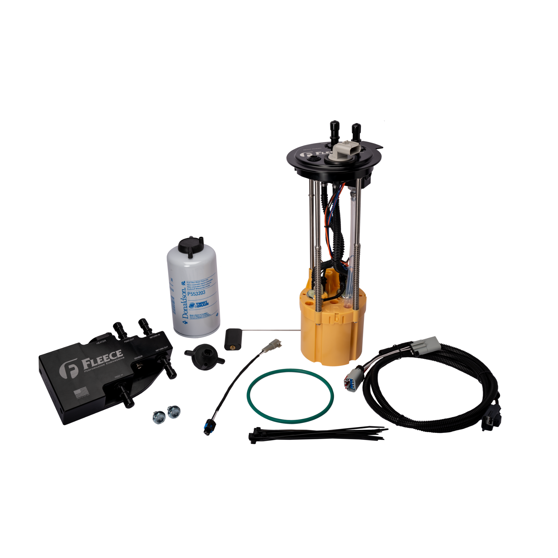 2011-2016 Powerstroke PowerFlo Lift Pump w/ Fuel System Upgrade Kit (FPE-PF-FMC-1116-SB/LB)-Lift Pump-Fleece Performance-FPE-PF-FMC-1116-SB-Dirty Diesel Customs