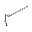 2011-2018 Powerstroke 4" Downpipe Back Exhaust - No Muffler (C6260PLM)-Downpipe Back Exhaust System-P1 Performance Products-C6260PLM-Dirty Diesel Customs
