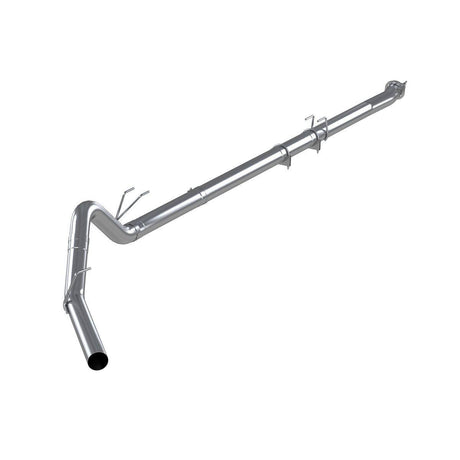 2011-2018 Powerstroke 4" Downpipe Back Exhaust - No Muffler (C6260PLM)-Downpipe Back Exhaust System-P1 Performance Products-Dirty Diesel Customs