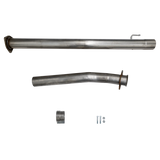 2011-2018 Powerstroke 4" SS Cat & DPF Delete Pipe (DDC-3F11)-Delete Pipe-Dirty Diesel Customs-Dirty Diesel Customs