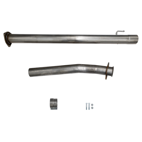 2011-2018 Powerstroke 4" SS Cat & DPF Delete Pipe (DDC-857NB)-Delete Pipe-Dirty Diesel Customs-Dirty Diesel Customs