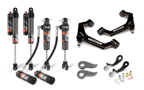2011-2019 Duramax 3" Elite Leveling Kit W/ Fox 2.5 Elite Performance Series Front Shocks (210-P0932)-Leveling Kit-Cognito Motorsports-Dirty Diesel Customs