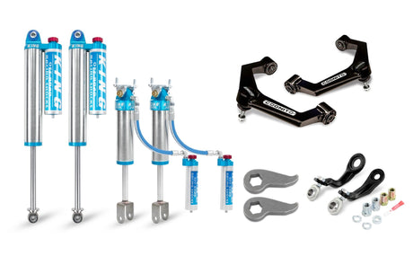 2011-2019 Duramax 3" Elite Leveling Kit W/ King 2.5 Reservoir Shocks Front (510-P0933)-Leveling Kit-Cognito Motorsports-Dirty Diesel Customs