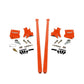 2011-2019 Duramax 58" Bolt-On Traction Bars 4" Axle Diameter (535-1-HSP)-Traction Bars-HSP Diesel-535-1-HSP-O-Dirty Diesel Customs