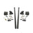 2011-2019 Duramax 70" Bolt-On Traction Bars 4" Axle Diameter (535-2-HSP)-Traction Bars-HSP Diesel-535-2-HSP-DG-Dirty Diesel Customs