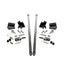 2011-2019 Duramax 70" Bolt-On Traction Bars 4" Axle Diameter (535-2-HSP)-Traction Bars-HSP Diesel-535-2-HSP-RAW-Dirty Diesel Customs