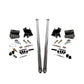2011-2019 Duramax 70" Bolt-On Traction Bars 4" Axle Diameter (535-2-HSP)-Traction Bars-HSP Diesel-535-2-HSP-RAW-Dirty Diesel Customs