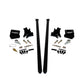 2011-2019 Duramax 70" Bolt-On Traction Bars 4" Axle Diameter (535-2-HSP)-Traction Bars-HSP Diesel-535-2-HSP-SB-Dirty Diesel Customs