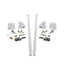 2011-2019 Duramax 70" Bolt-On Traction Bars 4" Axle Diameter (535-2-HSP)-Traction Bars-HSP Diesel-535-2-HSP-W-Dirty Diesel Customs