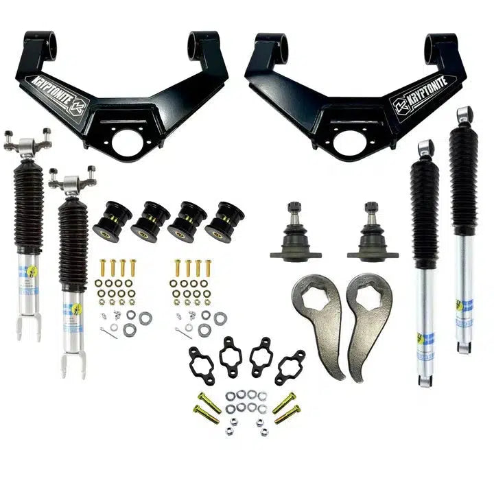 2011-2019 Duramax KRYPTONITE Stage 3 Leveling Kit w/ Bilstein Shocks (KR11STAGE3BIL)-Leveling Kit-KRYPTONITE-Dirty Diesel Customs