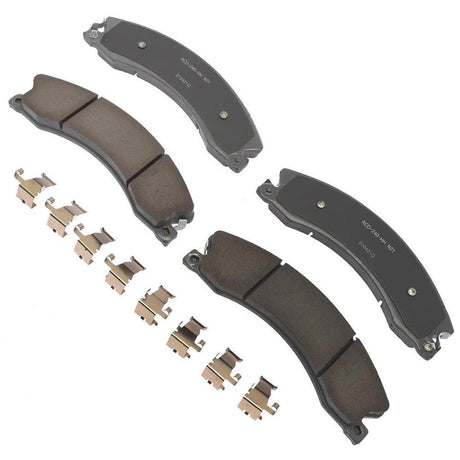 2011-2019 Duramax Silver Ceramic Disc Brake Pad Set (ACD14D1411CHF1)-Brake Pads-ACDelco-Dirty Diesel Customs
