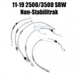 2011-2019 Duramax Stainless Steel Brake Lines (XD-BrakeLines-1119)-Brake Lines-DMAX-XD1115-25-Dirty Diesel Customs