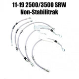 2011-2019 Duramax Stainless Steel Brake Lines (XD-BrakeLines-1119)-Brake Lines-DMAX-XD1115-25-Dirty Diesel Customs