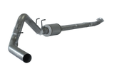 2011-2019 Powerstroke 4" Downpipe Back Single Exhaust w/ Muffler (FLO 852NB)-Downpipe Back Exhaust System-Flo-Pro-Dirty Diesel Customs