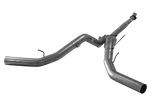 2011-2019 Powerstroke 5" Downpipe Back Dual Exhaust - No Muffler (FLO-767)-Downpipe Back Exhaust System-Flo-Pro-521008-Dirty Diesel Customs