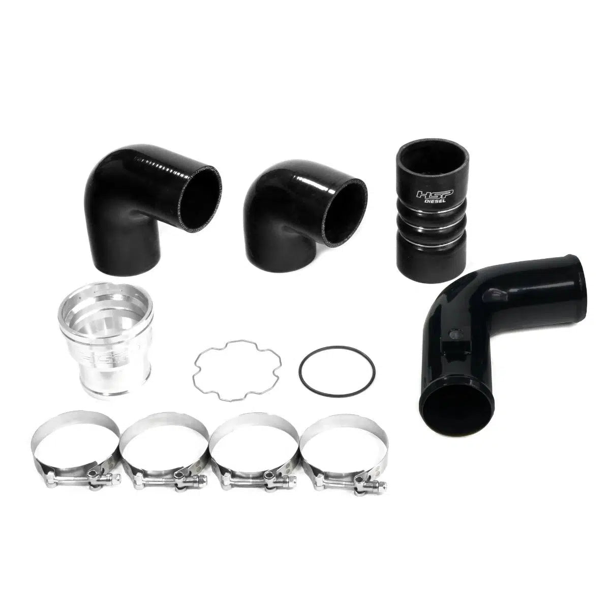 2011-2022 Powerstroke Replacement Cold Side Tube (HSP-P-405-HSP)-Intercooler Piping-HSP Diesel-HSP-P-405-HSP-SB-Dirty Diesel Customs