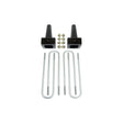 2011-2024 Powerstroke 5.0" Rear Lift Block Kit W/ Overload Springs (HP10521)-Lift Blocks-PACBRAKE-Dirty Diesel Customs
