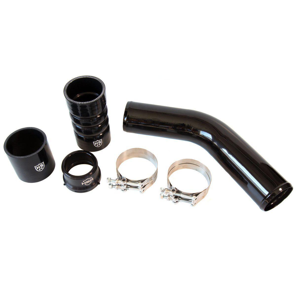 2011-2024 Powerstroke Hot Side Intercooler Pipe Upgrade (122016)-Intercooler Piping-H&S Motorsports-122016-Dirty Diesel Customs