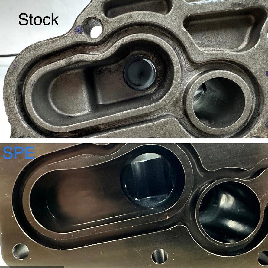 2011+ Powerstroke F650/ F750 Oil Filter Housing (SPE-S100214)-Oil Filter Adapter-SPE Motorsport-Dirty Diesel Customs
