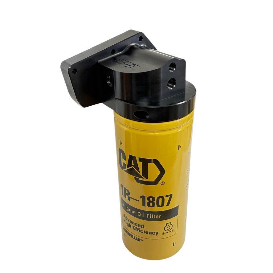 2011+ Powerstroke F650/ F750 Oil Filter Housing (SPE-S100214)-Oil Filter Adapter-SPE Motorsport-Dirty Diesel Customs