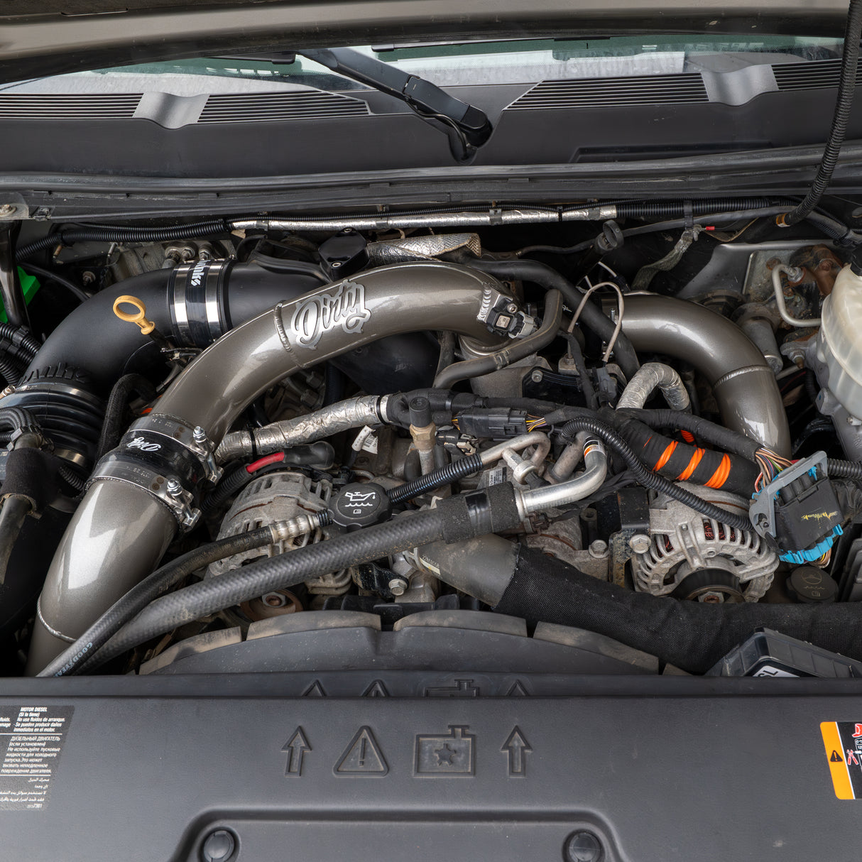 2012-2016 Duramax High Flow Dirty Intercooler Piping Kit (LML-INT-A150)-Intercooler Piping-Dirty Diesel Customs-Dirty Diesel Customs