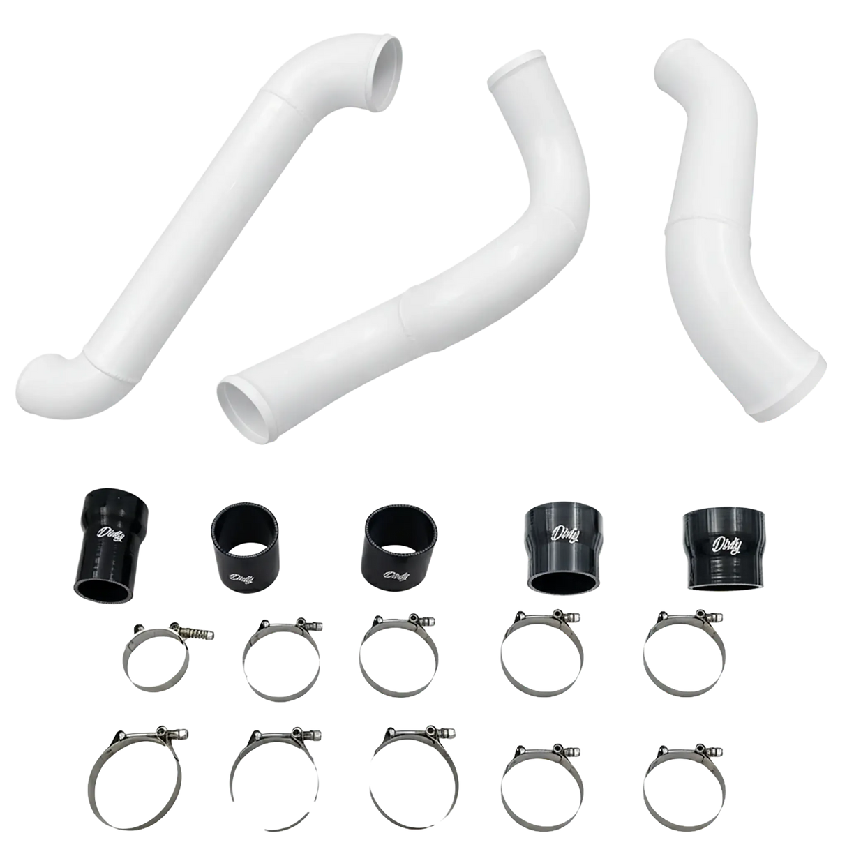 2012-2016 Duramax High Flow Dirty Intercooler Piping Kit (LML-INT-A150)-Intercooler Piping-Dirty Diesel Customs-LML-INT-A150-GW-Dirty Diesel Customs