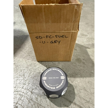 2012-2017 Duramax Diesel Fuel Cap (garage-sale-SC-FC-FUEL-U-GRY)-Fuel Cap-Sinister-Dirty Diesel Customs