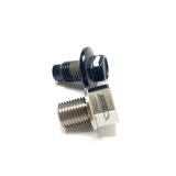 2012-2021 Powerstroke Billet Stainless Steel Oil Drain Plug (SPE-S100123)-Oil Drain Plug-SPE Motorsport-Dirty Diesel Customs