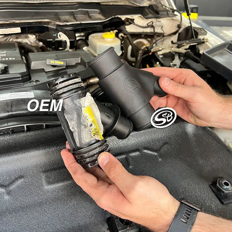 2013-2015 Cummins S&B Aluminum Coolant Y-Pipe (85-1000)-Y-Pipes-S&B Filters-Dirty Diesel Customs