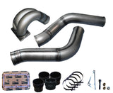 2013-2018 Cummins 3.5" Mega Intake System w/ Passenger-Side Intercooler Tube (PRC1318MW)-Intake Manifold-Pusher-Dirty Diesel Customs