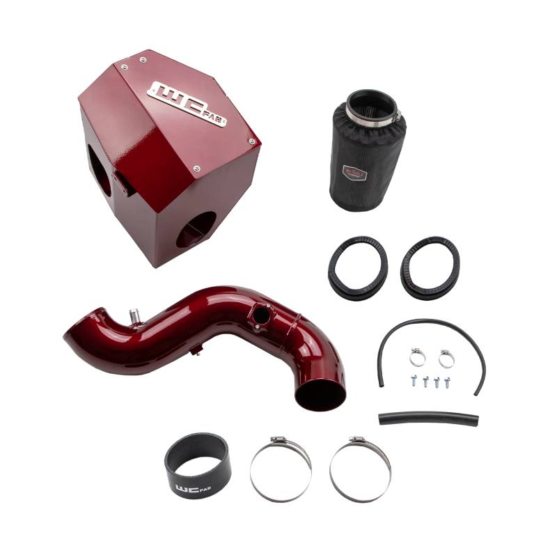 2013-2018 Cummins 4" Intake Kit w/ Air Box (WCF100881)-Intake Kit-Wehrli Custom Fabrication-Dirty Diesel Customs