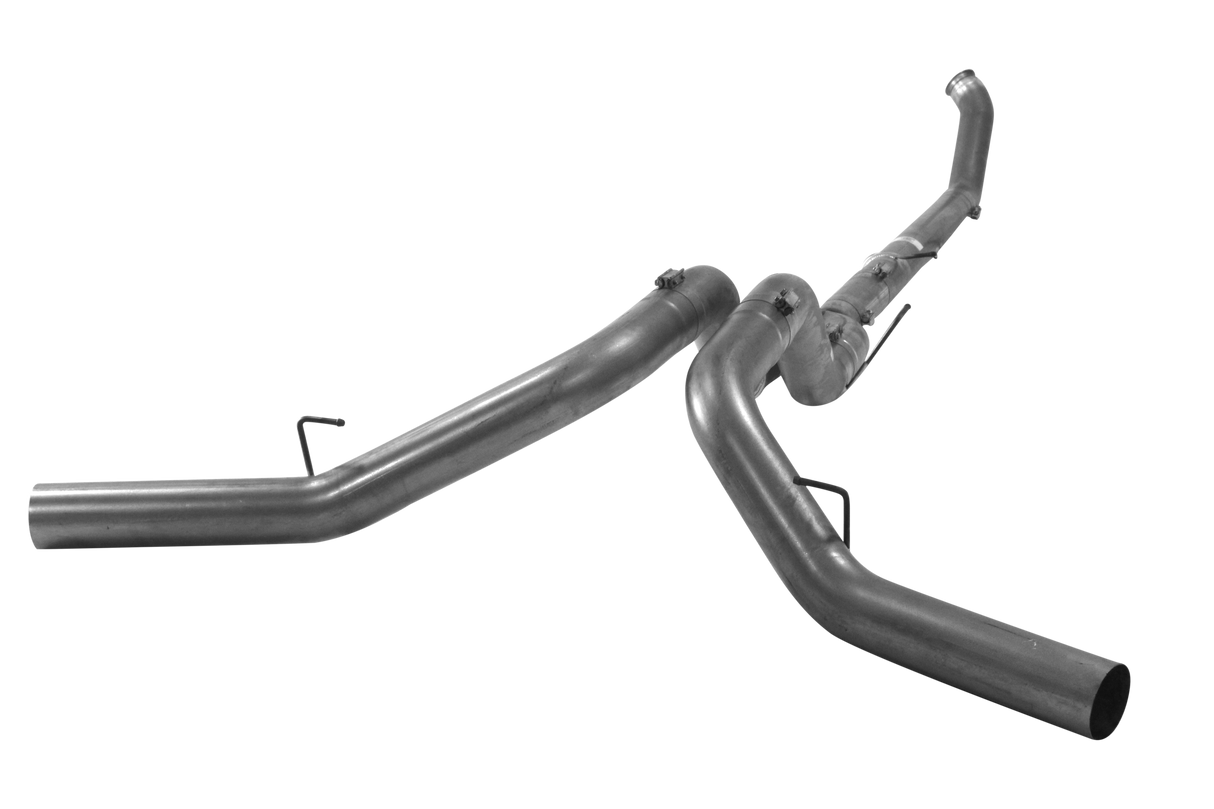 2013-2018 Cummins 5" Turboback Dual Exhaust - No Muffler (FLO-768)-Turbo Back Exhaust System-Flo-Pro-511013-Dirty Diesel Customs