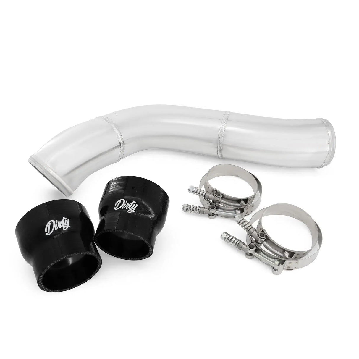 2013-2018 Cummins Dirty Driver's Side Charge Pipe (I67-INT-A135)-Charge Pipe-Dirty Diesel Customs-I67-INT-A135-Dirty Diesel Customs