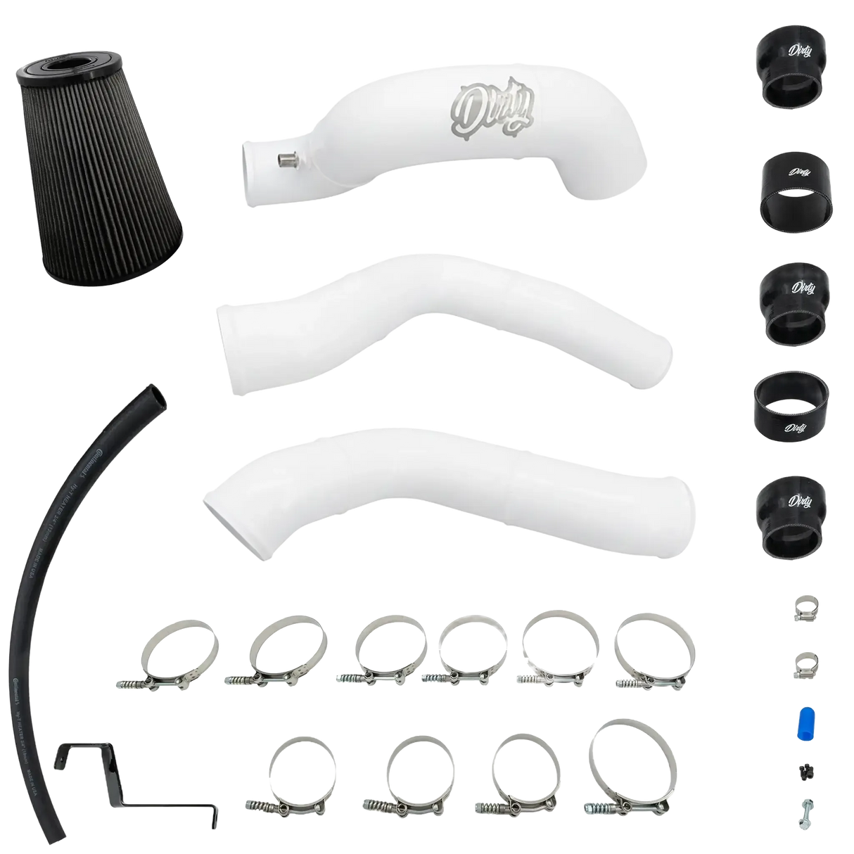2013-2018 Cummins Dirty Stock Turbo Intercooler Piping Kit (I67-INT-A126)-Intercooler Piping-Dirty Diesel Customs-Dirty Diesel Customs