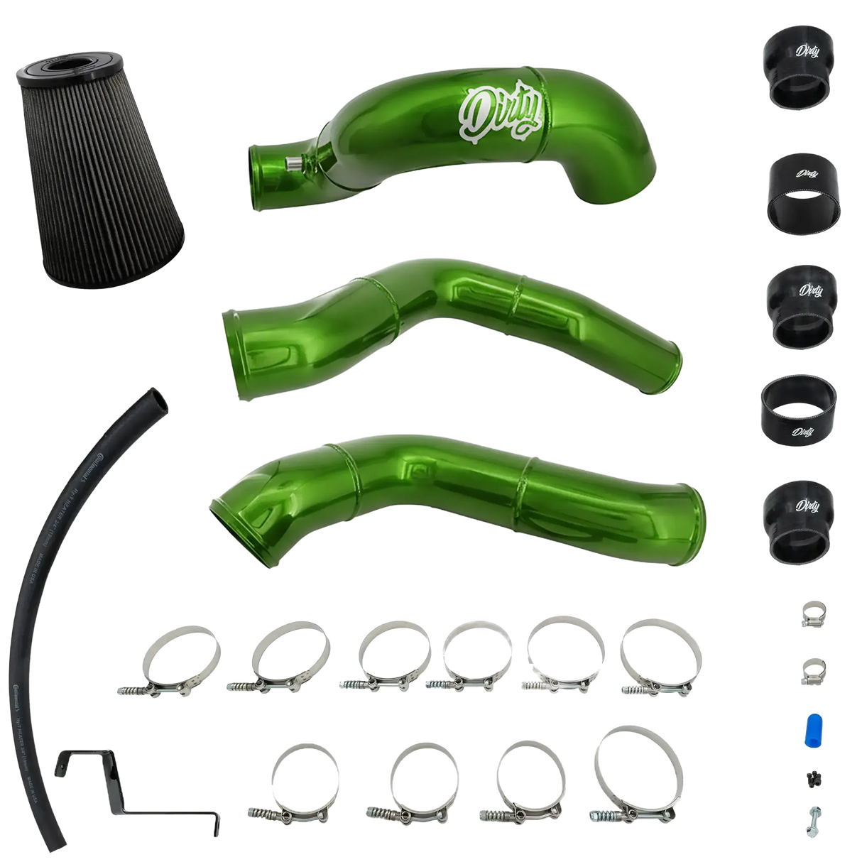 2013-2018 Cummins Dirty Stock Turbo Intercooler Piping Kit (I67-INT-A126)-Intercooler Piping-Dirty Diesel Customs-Dirty Diesel Customs
