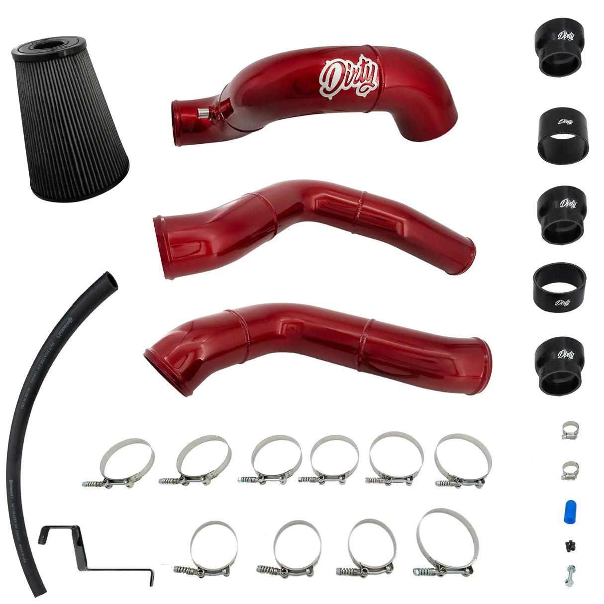 2013-2018 Cummins Dirty Stock Turbo Intercooler Piping Kit (I67-INT-A126)-Intercooler Piping-Dirty Diesel Customs-Dirty Diesel Customs