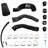 2013-2018 Cummins Dirty Stock Turbo Intercooler Piping Kit (I67-INT-A126)-Intercooler Piping-Dirty Diesel Customs-I67-INT-A126-HGB-Dirty Diesel Customs