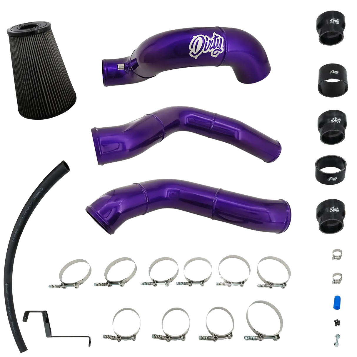 2013-2018 Cummins Dirty Stock Turbo Intercooler Piping Kit (I67-INT-A126)-Intercooler Piping-Dirty Diesel Customs-I67-INT-A126-IP-Dirty Diesel Customs