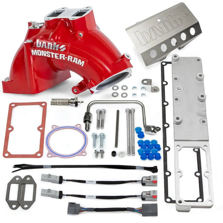 2013-2018 Cummins Gen 2 Monster-Ram Intake & Grid Heater Upgrade (42798)-Intake Elbows-Banks Power-42798-PC-Dirty Diesel Customs