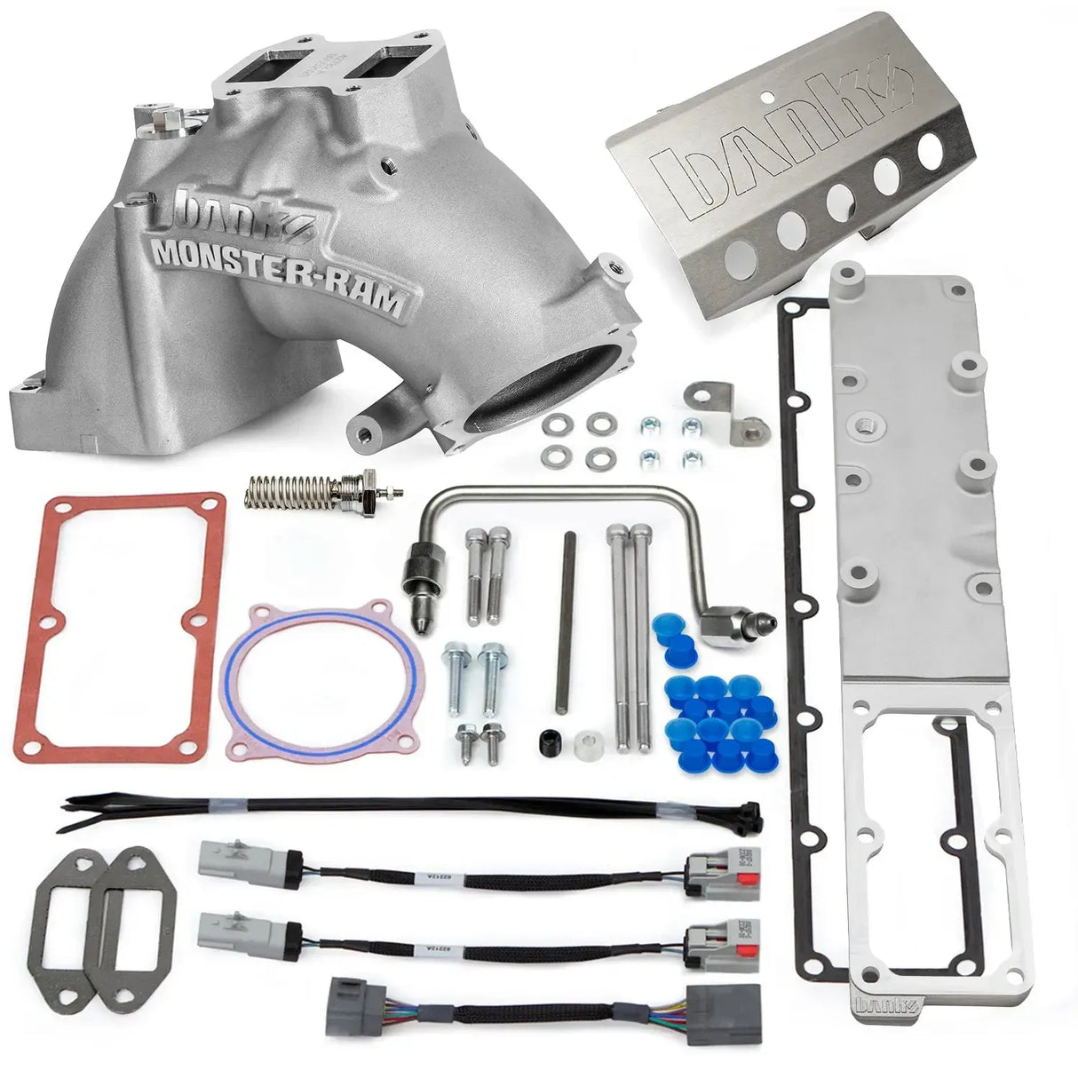 2013-2018 Cummins Gen 2 Monster-Ram Intake & Grid Heater Upgrade (42798)-Intake Elbows-Banks Power-Dirty Diesel Customs