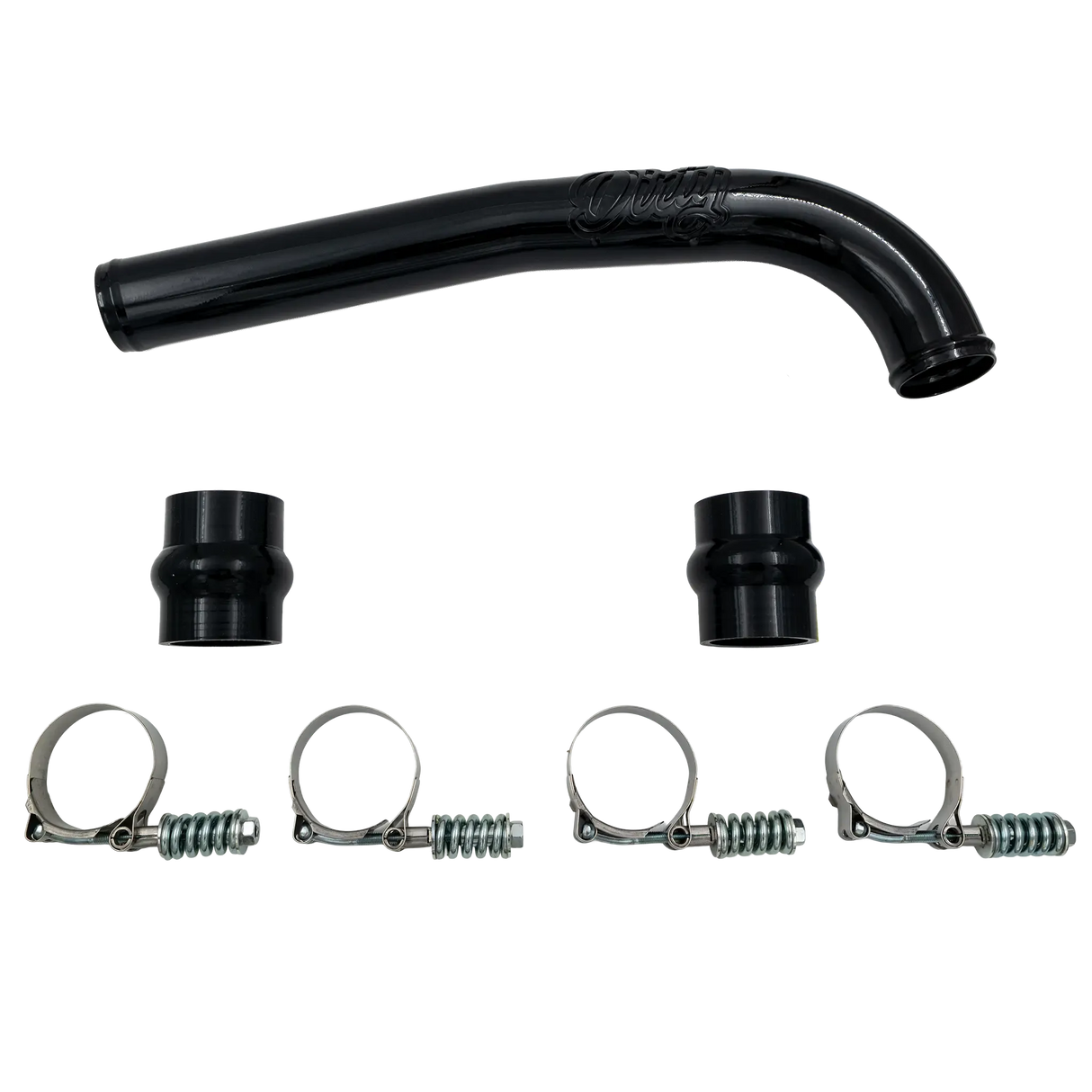 2013-2018 Cummins H.O. Improved Upper Coolant Pipe (I67-FLU-A060)-Radiator Hose-Dirty Diesel Customs-I67-FLU-A060-HGB-Dirty Diesel Customs