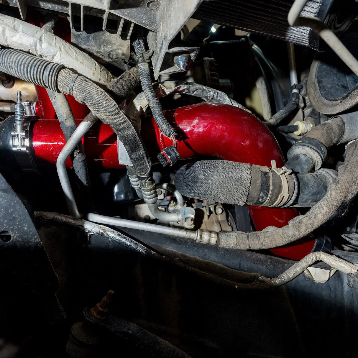 2013-2018 Cummins Passenger Side Charge Pipe (I67-INT-A137)-Charge Pipe-Dirty Diesel Customs-Dirty Diesel Customs