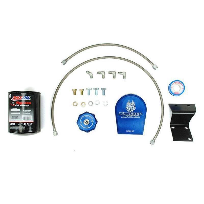 2013-2020 Cummins Bypass Oil Filter System (SD-EOF-6.7C-13)-Bypass Oil Filter System-Sinister-Dirty Diesel Customs