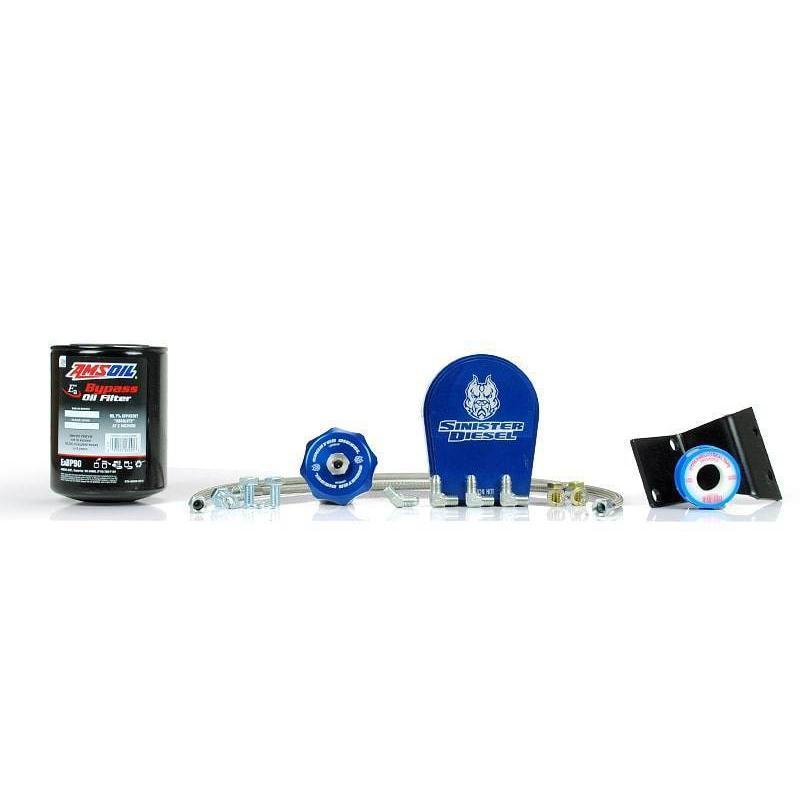 2013-2020 Cummins Bypass Oil Filter System (SD-EOF-6.7C-13)-Bypass Oil Filter System-Sinister-Dirty Diesel Customs