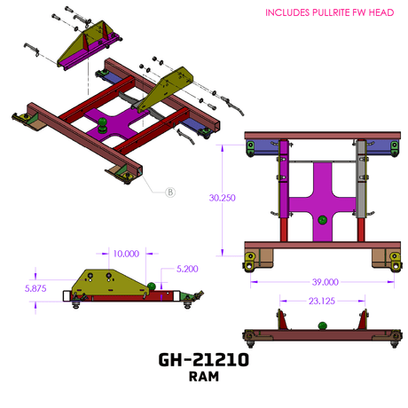 2013+ Cummins ADVANTAGE Gooseneck & 5th Wheel Hitch (GH-21210)-Gooseneck Hitch-Gen-Y Hitch-Dirty Diesel Customs