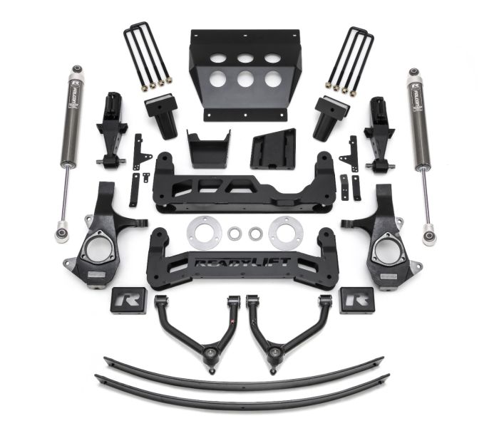 2014-2016 GMC 1500 9" Big Lift Kit w/ Cast Steel Suspension (44-34910)-Lift Kit-ReadyLift-Dirty Diesel Customs