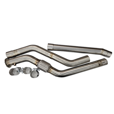 2014-2018 BMW F10 535D N57 Exhaust Kit (2014-BMW-20-20-F10)-Exhaust System Kit-Nat Performance LTD-Dirty Diesel Customs