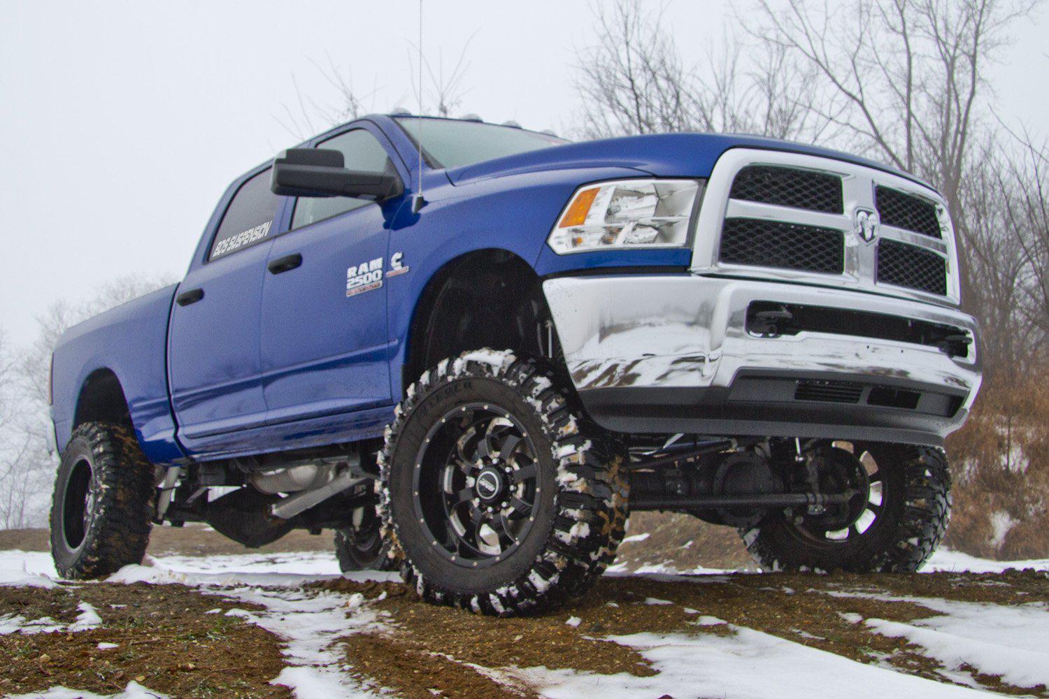2014-2018 Cummins 2500 6" 4-Link Lift Kit w/ Rear Air Bags (BDS1628H)-Lift Kit-BDS-Dirty Diesel Customs