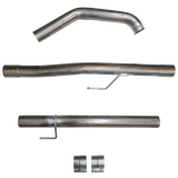 2014-2019 Ecodiesel 3" SS CAT & DPF Delete Pipe (DDC-3D14)-Delete Pipe-Dirty Diesel Customs-Dirty Diesel Customs