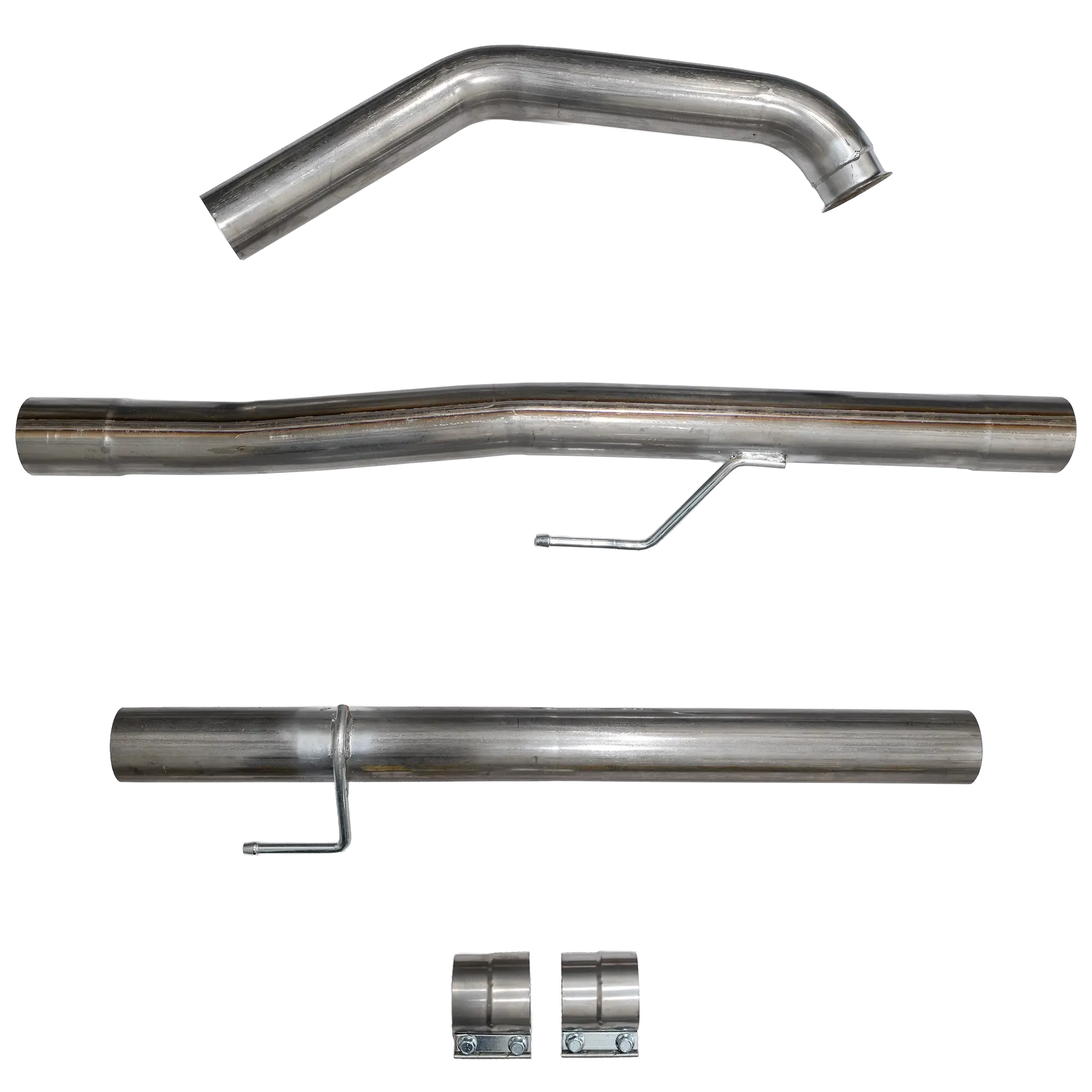 2014-2019 Ecodiesel 3" SS CAT & DPF Delete Pipe (DDC-863NB)-Delete Pipe-Dirty Diesel Customs-Dirty Diesel Customs
